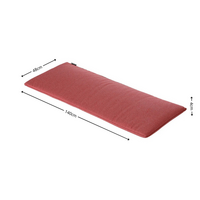 Bankkussen ca.(150)140x48cm Outdoor Manchester red