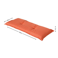 Bankkussen ca.180x48cm Panama flame orange