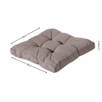 Florance zit ca.60x60cm Panama taupe 2 stuks