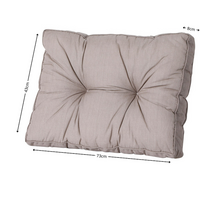 Florance rug ca.43x73cm Basic taupe 2 stuks