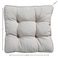 Florance kussen ca.47x47cm Panama linnen 2 stuks