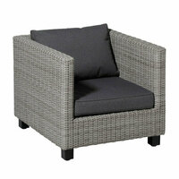 Lounge zitkussen ca.73x73cm Outdoor Manchester grey 2 stuks