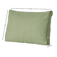 Lounge rug ca.40x60cm Basic green 2 stuks