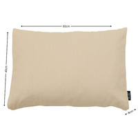 Lounge rug soft ca.40x60cm Beige canvas eco+ 2 stuks