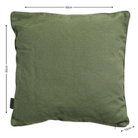 Sierkussen paspel ca.60x60cm Panama green 2 stuks