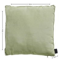 Sierkussen paspel ca.60x60cm Panama sage 2 stuks