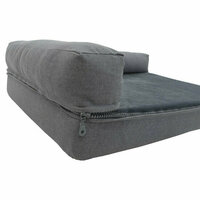 Hondenmand Royal small wasbaar ca.80x60x23cm Oxford grijs