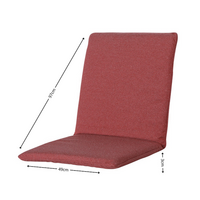 Stapelstoel kussen ca.97x49cm Outdoor Manchester red 2 stuks