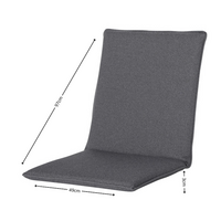 Stapelstoel kussen ca.97x49cm Outdoor Manchester grey 2 stuks