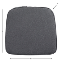 Wicker universeel ca.48x48cm Outdoor Manchester grey 2 stuks