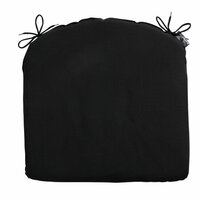 Zitkussen ca.46x48cm Panama black 2 stuks