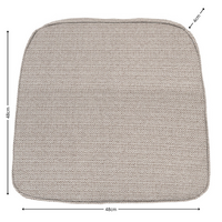 Wicker universeel ca.48x48cm Outdoor Richmond natural