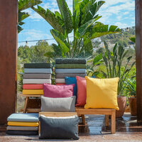 Wicker Flex ca.46x46cm Outdoor WR Napels grey