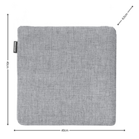 Zitje universeel rits ca.40x40cm Best deal Grey 2 stuks