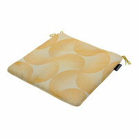 Zitje universeel rits ca.40x40cm O WR Napels rondo mustard 2 stuks