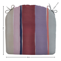 Zitkussen ca.46x48cm Nox purple 2 stuks