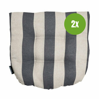 Wicker Flex ca.46x46cm Amora grey 2 stuks
