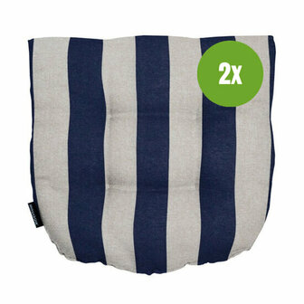 Wicker Flex ca.46x46cm Amora blue 2 stuks