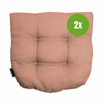 Wicker Flex ca.46x46cm Outdoor WR Napels salmone