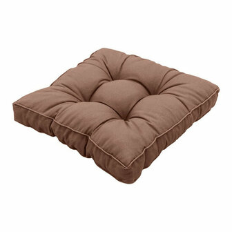 Florance kussen ca.47x47cm Panama mocca 2 stuks