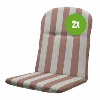 Kuip hoog ca.96x45cm Amora mocca 2 stuks
