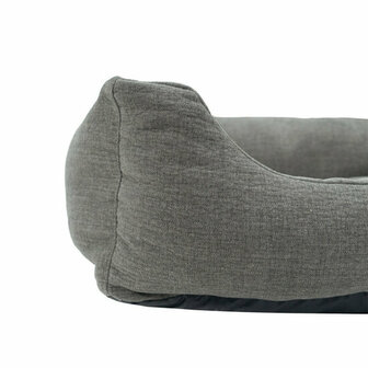 Hondenbed wasbaar ca.80x67x22cm Lins grey