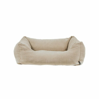 Hondenbed wasbaar ca.80x67x22cm Lins taupe