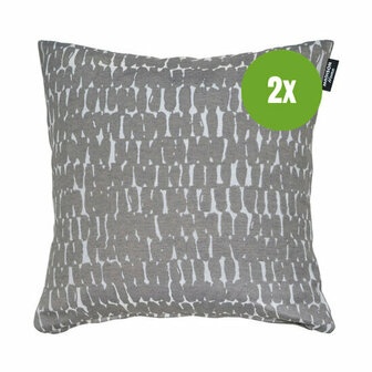 Sierkussen ca.45x45cm Lilly grey