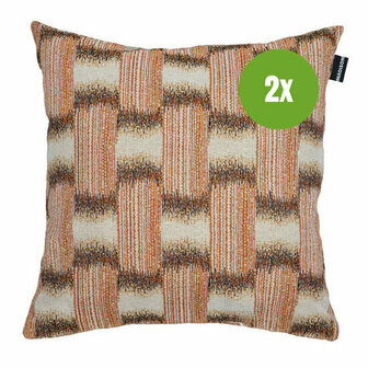 Sierkussen ca.45x45cm Camme&eacute; copper