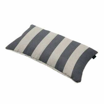 Sierkussen paspel ca.30x50cm Amora grey