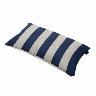 Sierkussen paspel ca.30x50cm Amora blue