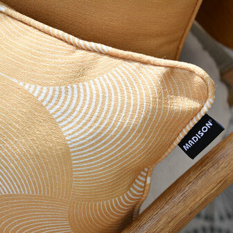 Zitje universeel rits ca.40x40cm O WR Napels rondo mustard