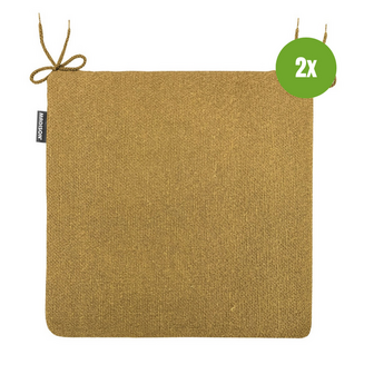 Zitje universeel rits ca.40x40cm Outdoor WR Napels mustard