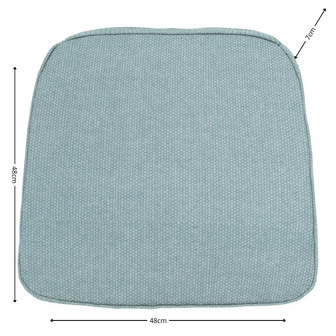 Wicker universeel ca.48x48cm aqua canvas eco+