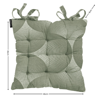 Toscane kussen ca.46x46cm O WR Napels rondo khaki