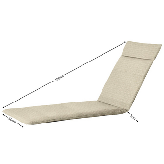 Ligbedkussen ca.190x60cm Outdoor Richmond moss