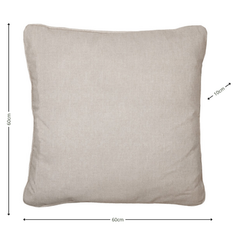 Sierkussen paspel ca.45x45cm Panama Blend 2 stuks