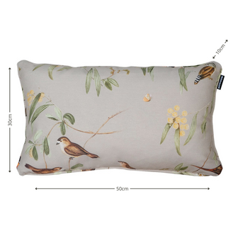 Sierkussen paspel ca.30x50cm Aria natural