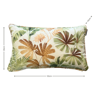 Sierkussen paspel ca.30x50cm Axel mocca