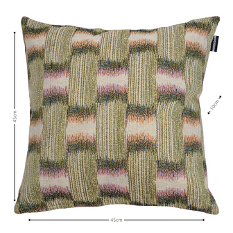 Sierkussen ca.45x45cm Camme&eacute; green