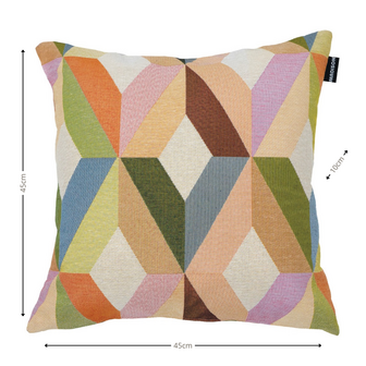 Sierkussen ca.45x45cm Lior green 2 stuks