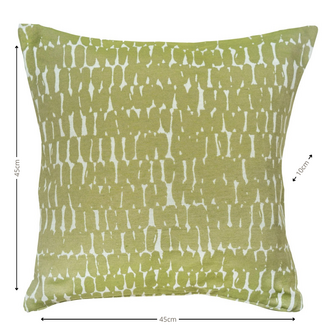 Sierkussen ca.45x45cm Lilly green