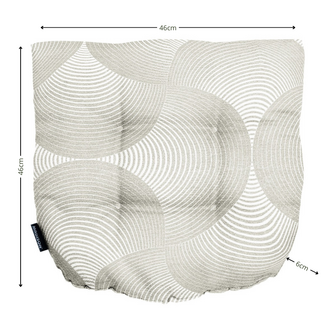 Wicker Flex ca.46x46cm Outdoor WR Napels rondo sand