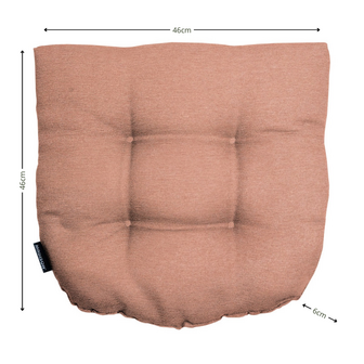 Wicker Flex ca.46x46cm Outdoor WR Napels salmone