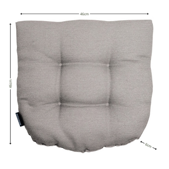 Wicker Flex ca.46x46cm Outdoor WR Napels grey 2 stuks