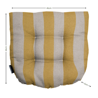 Wicker Flex ca.46x46cm Amora mustard 2 stuks