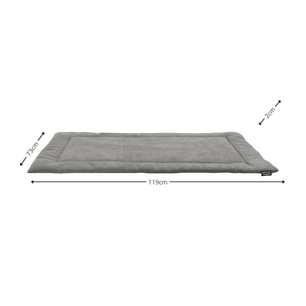 Hondenbench mat ca.104x68cm Lins grey