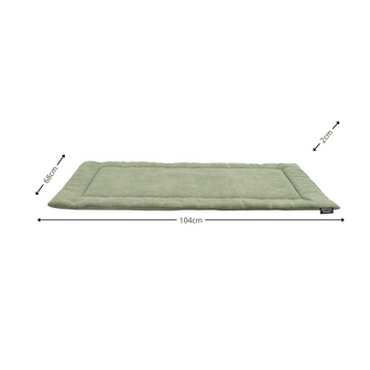 Hondenbench mat ca.104x68cm Lins sage