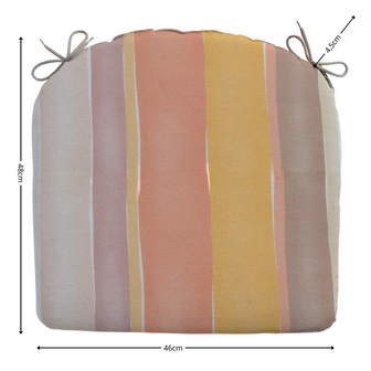 Zitkussen ca.46x48cm Nox mocca 2 stuks