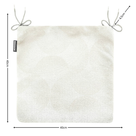 Zitje universeel rits ca.40x40cm Outd WR Napels rondo sand